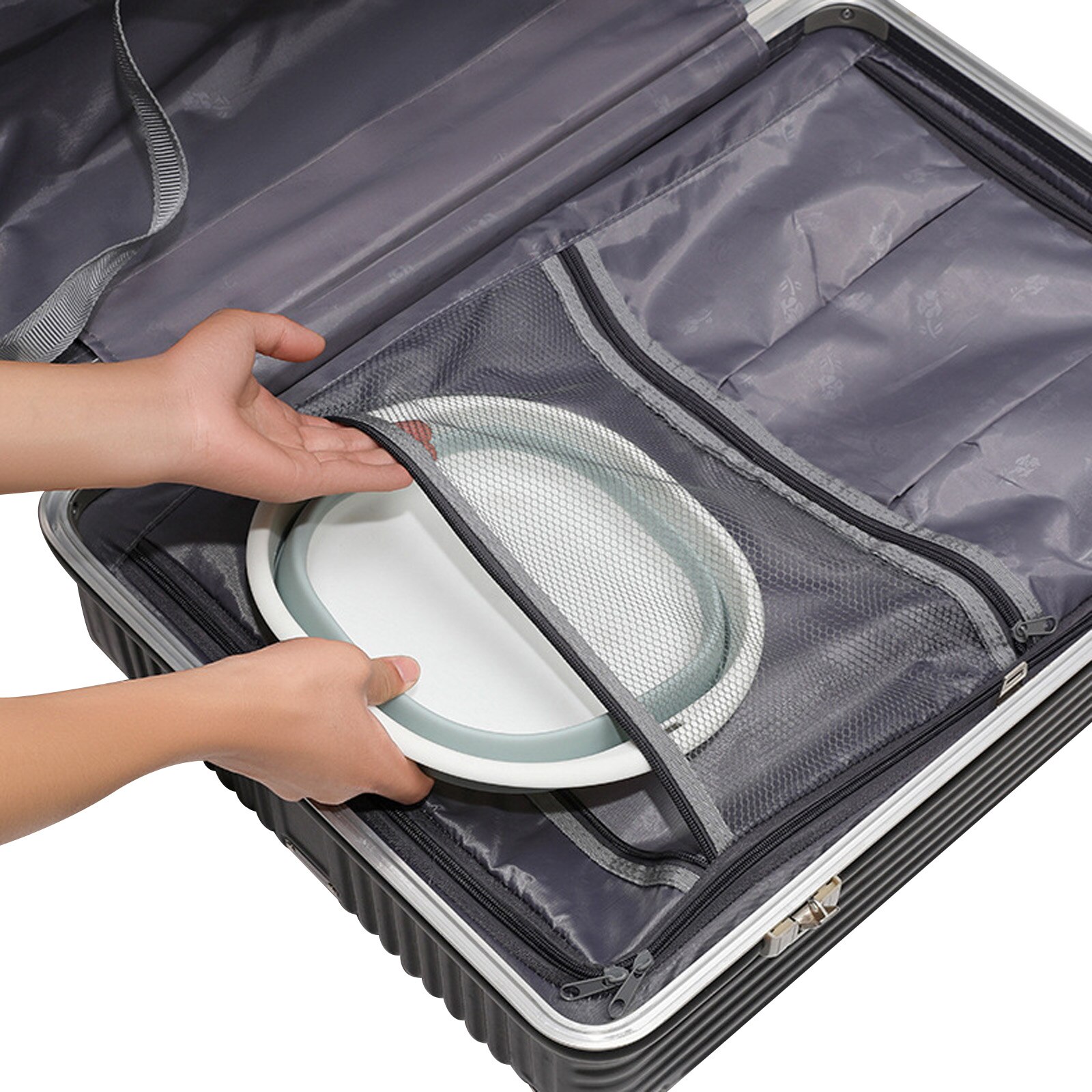 Wash Basin barrel Portable Foldable Plastic Footbath Wash Bowl Washtub Home Travel durability toughness washing face vegetable