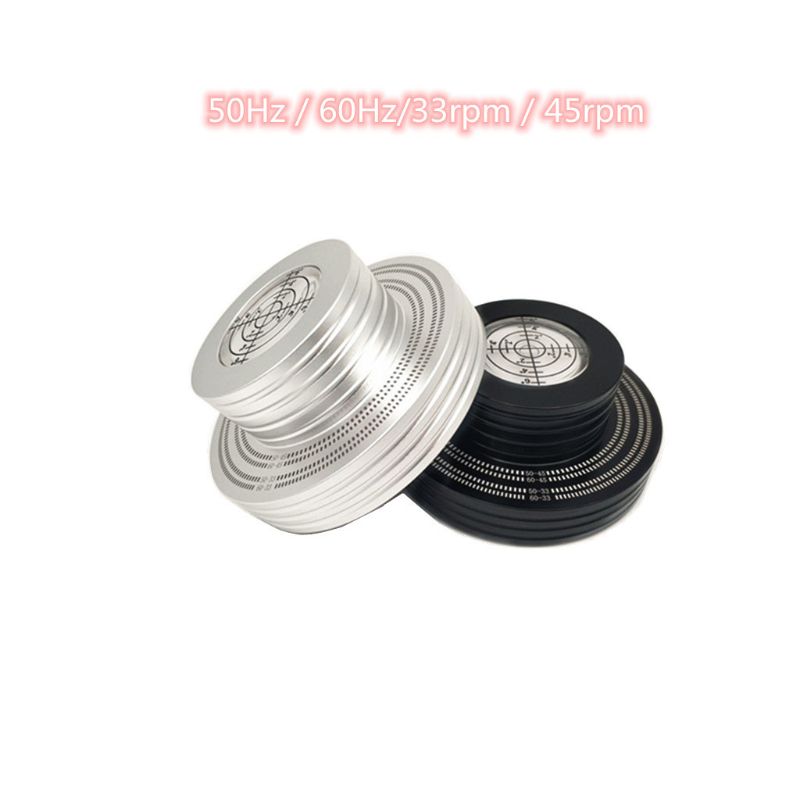 Aluminum Record Stabilizer Turntable Bubble Level LP Vinyl Disc Stabilizer 24BB