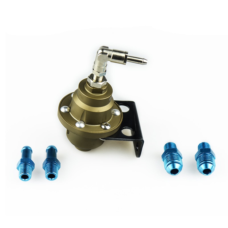 Regulador de presión de Combustible universal Jdm de aluminio, ajustable, de alta presión, FPR, tipo S,