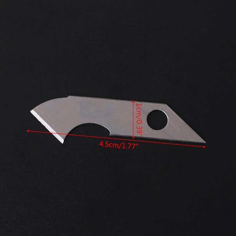 10x Sharp Hook Knife Blade For Crafts Cutter Cutting Acrylic Plate Board Sheets