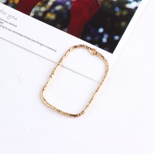 Zuiver Koper Plated 18K Echt Goud Kleur Gewei Bladeren Sieraden Materialen Diy Oorbellen Accessoires Armband Ketting Hangers: 8