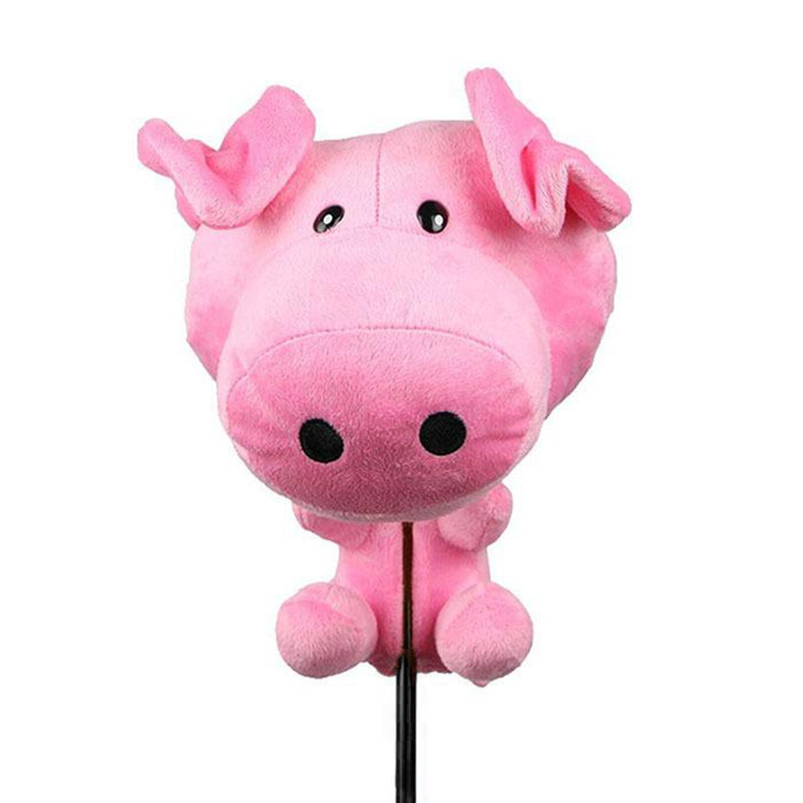 Pink Pig Golf Club Cover Golf Driver Headcover Funny Animal Driver Cover Protector for 460cc Driver Outdoor Sports