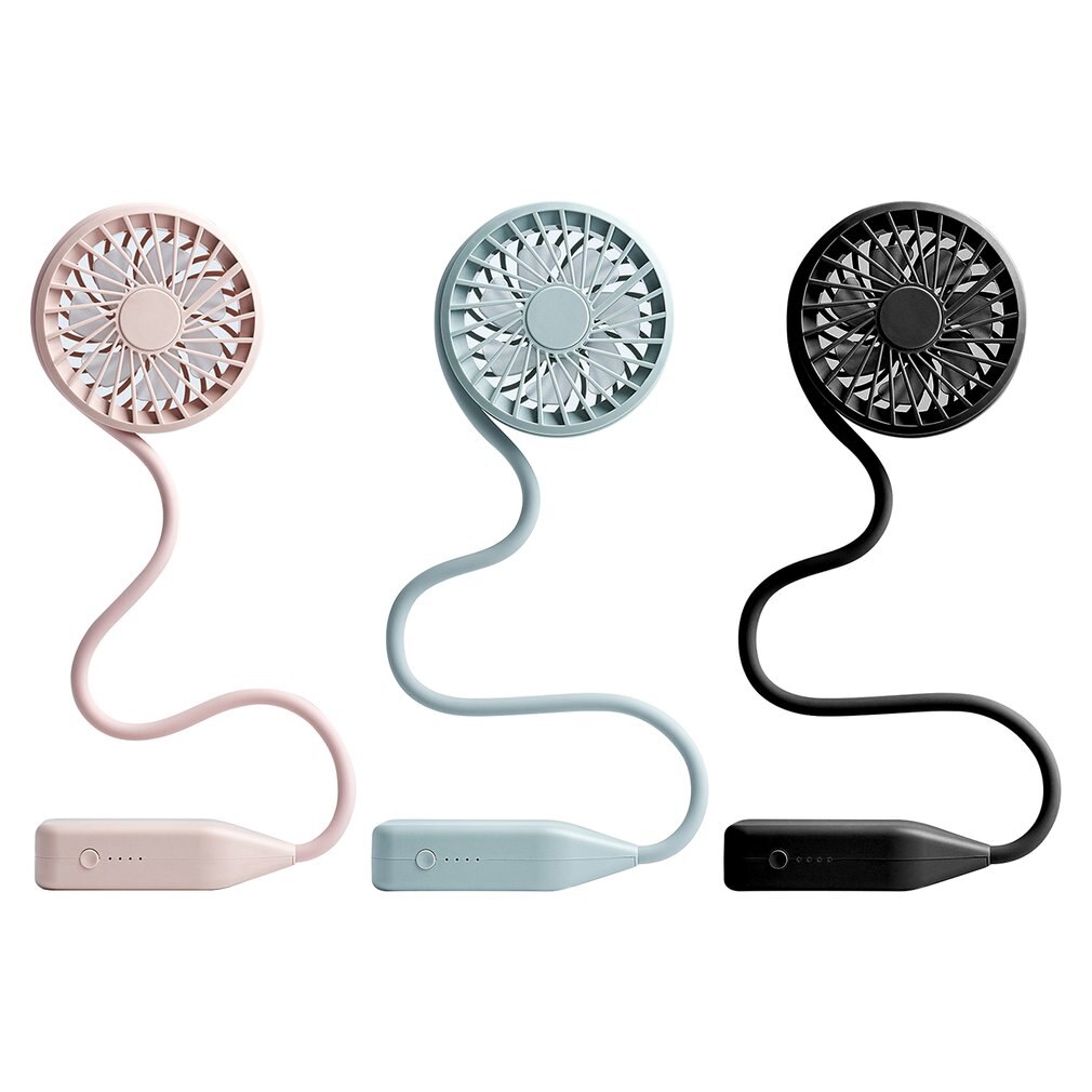 Usb genopladeligt enkelt hoved håndholdt blæser doven hængende hals blæser desktop blæser fan mini bærbar blæser