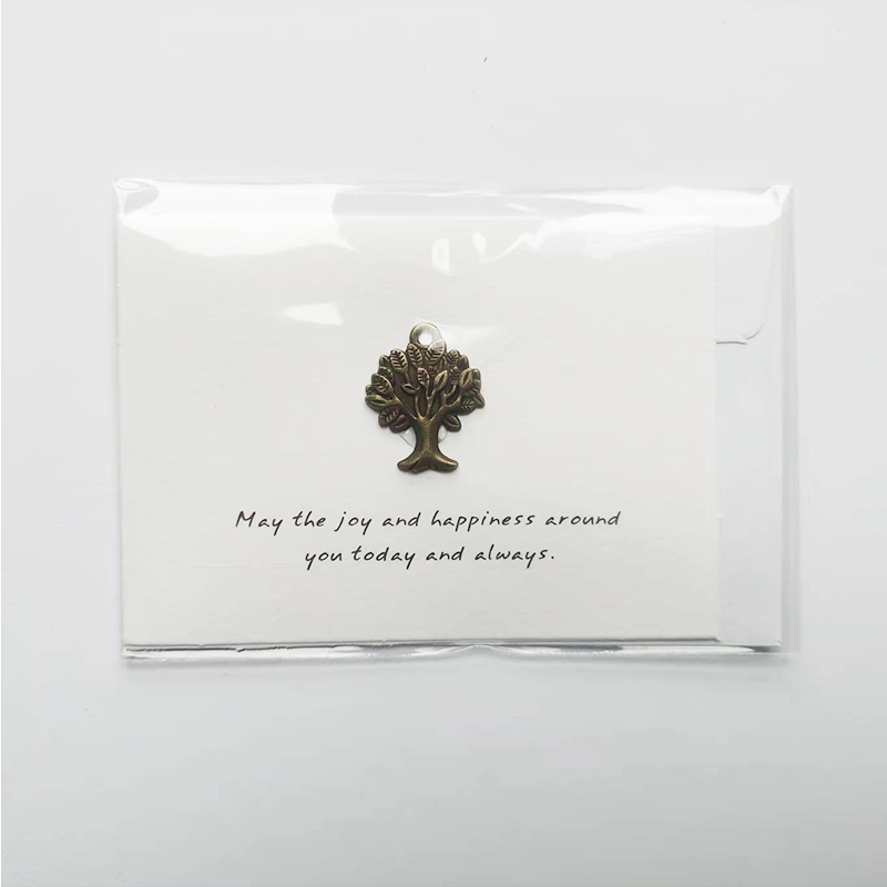 50Pack fold card with envelope greeting retro Metal Festival towers clover crown triumphal arch 8*6CM: K
