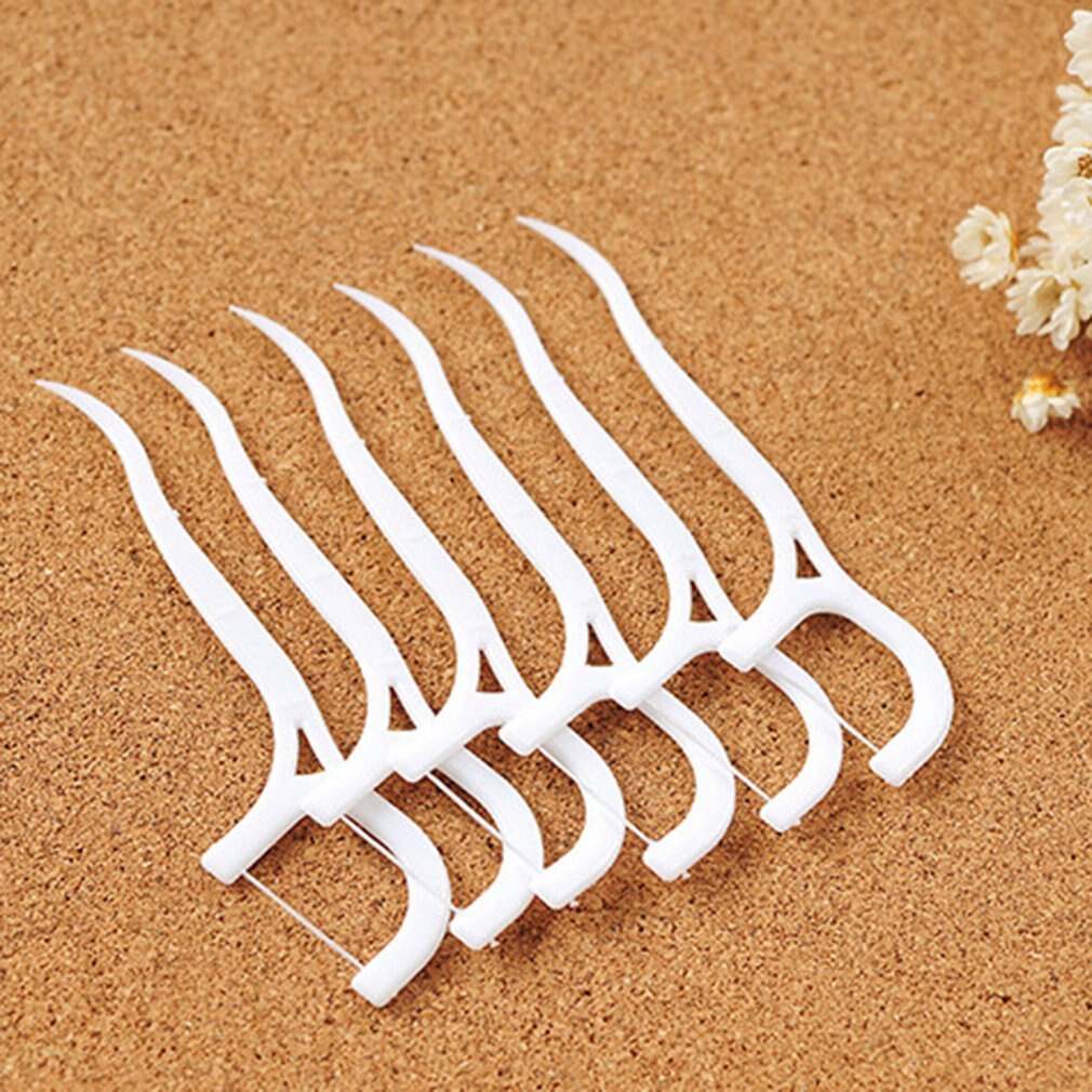 Bâtonnets de fil dentaire jetables, 30 pièces, pour nettoyer les dents, haute élasticité, Durable