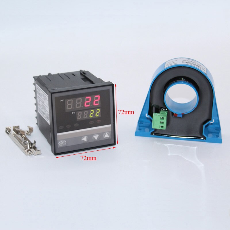 AC ampere meter with low ampere alarm high ampere alarm relay output 400A 500A 600A digital current meter with ampere sensor