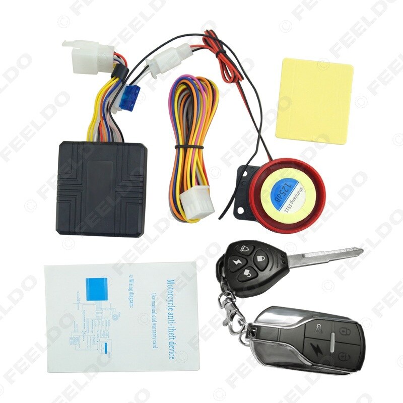 Dc12v 100m universell motorsykkel alarm alarm alarm motorsykkel innbruddsalarm system