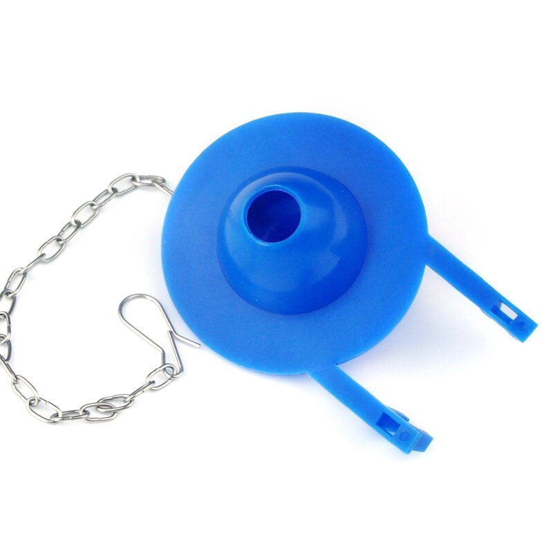 2Pcs Flush Valves Cover Rubber Drain Valve Toilet Seal Water Stop Valve Cover Toilet Tank Fittings Blue TN88