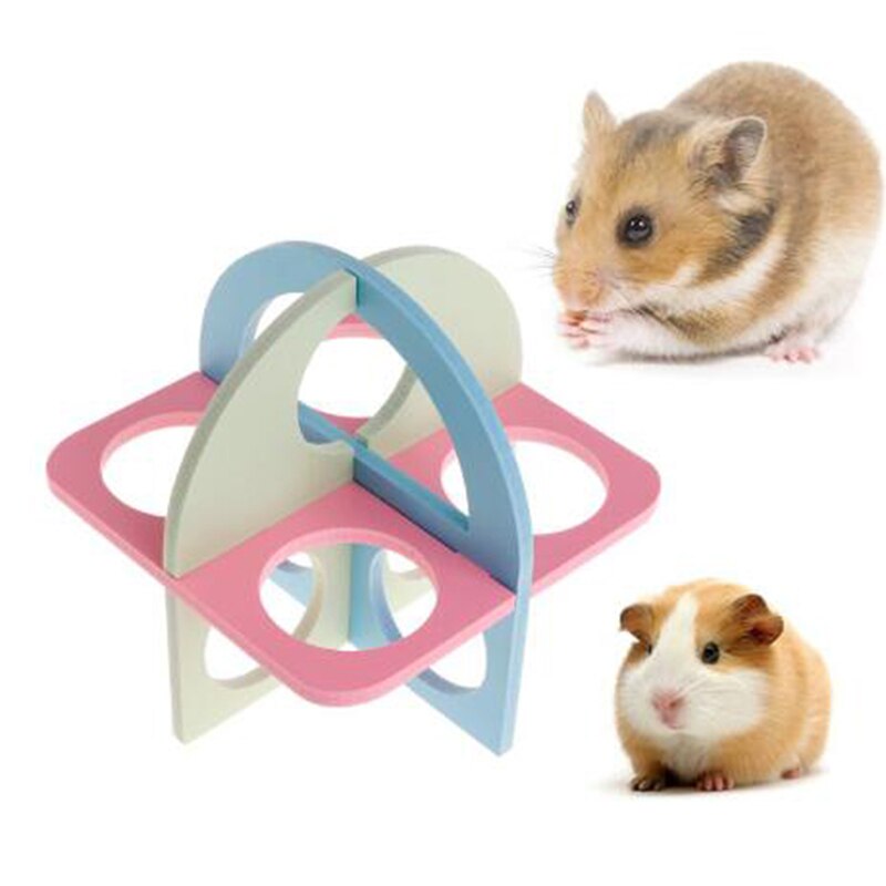 Hamster échelle Fitness cercle balançoire petit nid maison petit animal activité escalade jouet Hamster jouet fournitures