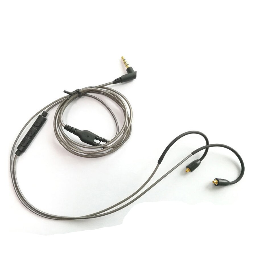 Original MMCX Cable for Shure SE215 SE535 SE846 Earphones Upgrade Replacement Cables with Remote Mic Volume Control Headset Wire: MMCX with mic