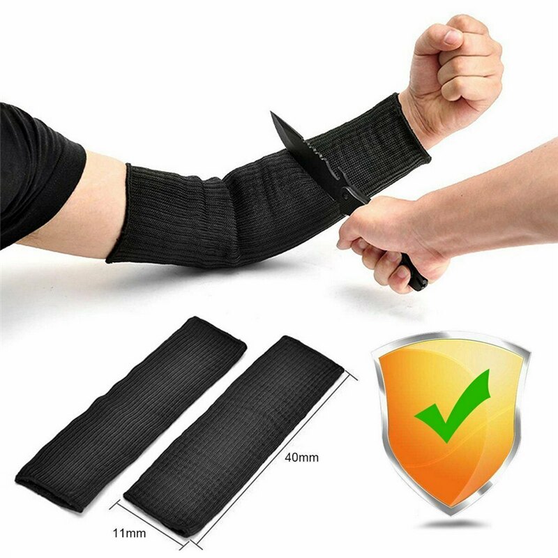 Arm Protection Sleeve Kevlar Arm Pair Anti-cut Burn Safety Kitchen Garden Work Wear-resistant Arm Sleeve Arm Sleeves
