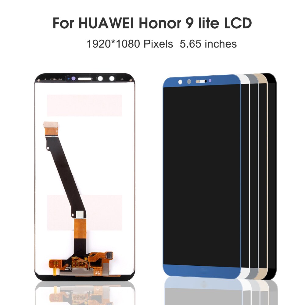 5.65 ''Originele Display Voor Huawei Honor 9 Lite Lcd Touch Screen Voor Huawei Honor 9 Lite LLD-L31 Lcd Display digitizer Vergadering