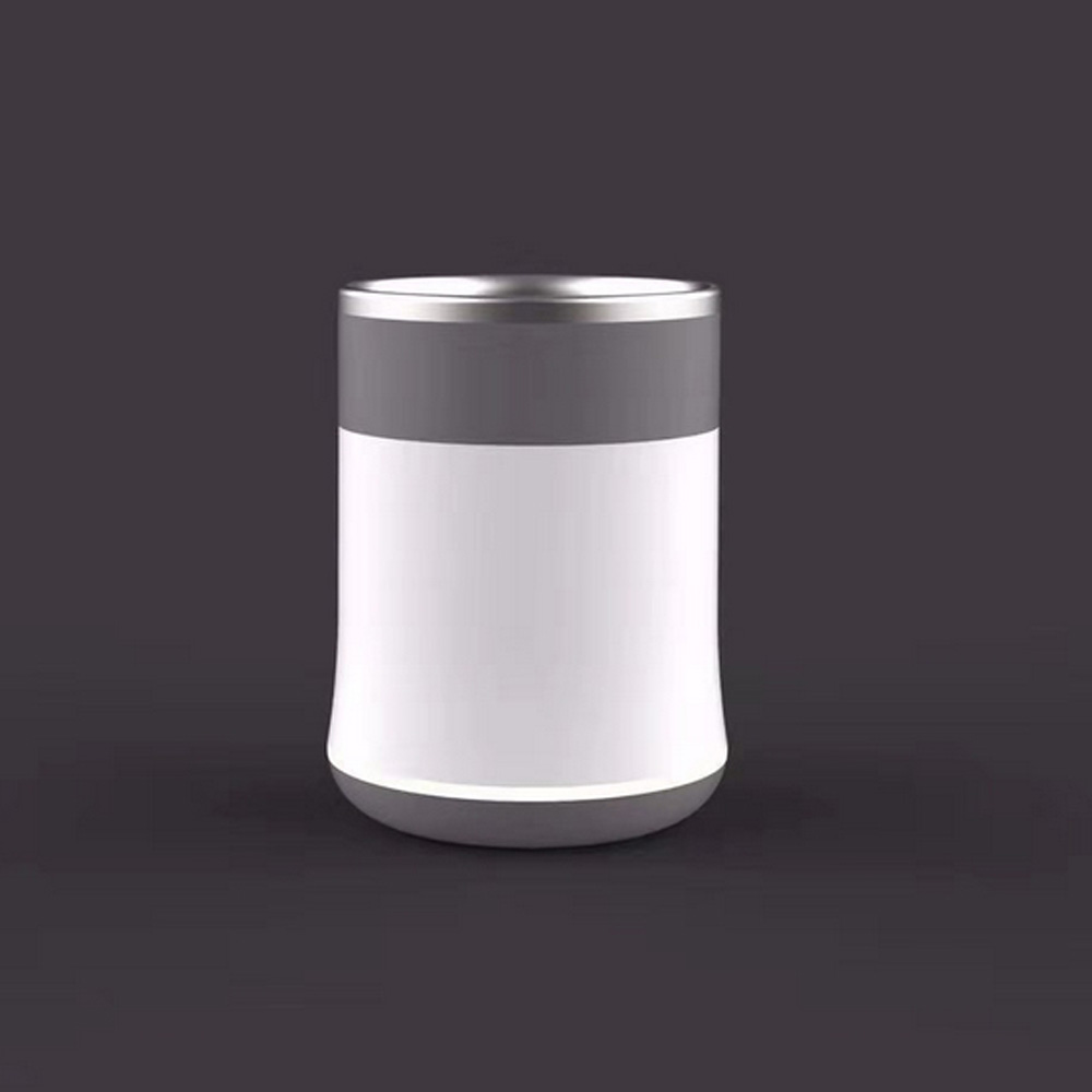 Automatisk lat självomrörande mugg automatisk kaffemjölksblandningsmugg te smart rostfritt stål mixkopp drinkware