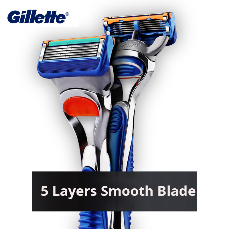 Original Gillette Verschmelzung Rasierer für Männer Gesicht Haar Bart Rasieren manuelle Rasierer Kassetten Ersatz Rasierer Köpfe 5 Schichten Klingen