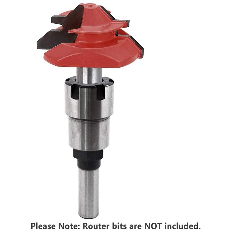 Best 1/2 Inch Shank Router Collet Extension Chuck Converter Adapter, Router Bit Convert 1/2-Inch &amp; 1/4-Inch Shank Bits