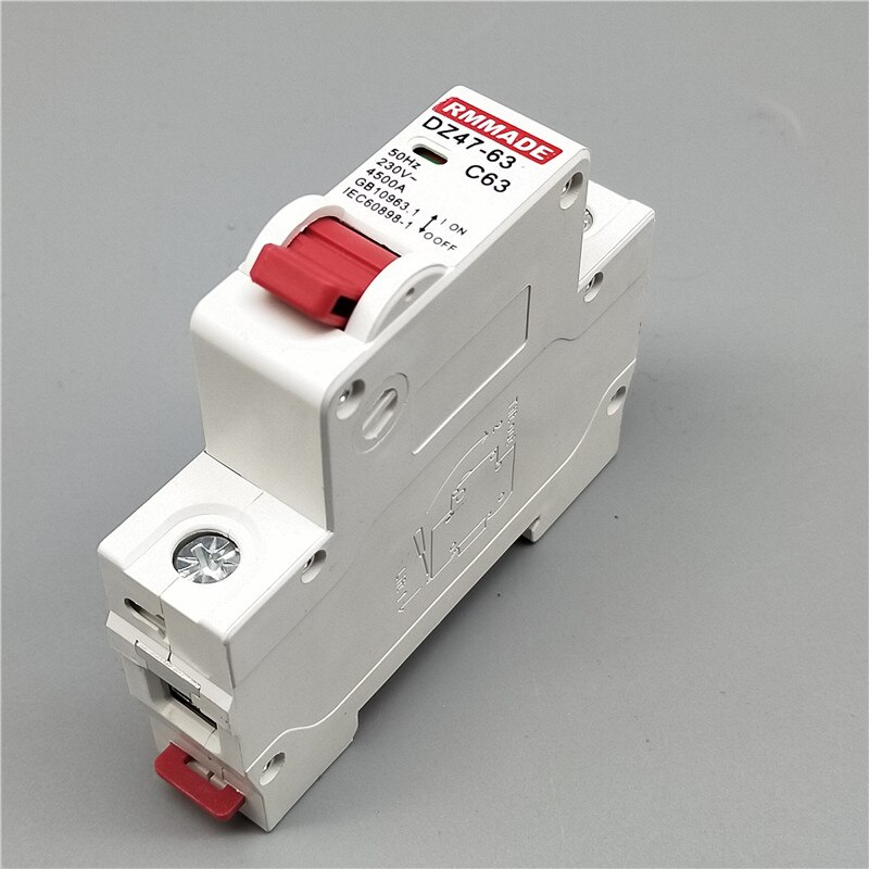 Ac220v-400v dz47 1p 6a/10a/16a/20a/25a/32a/40a/50a/63a miniafbryderafbryder miniature husholdningsluftafbryder