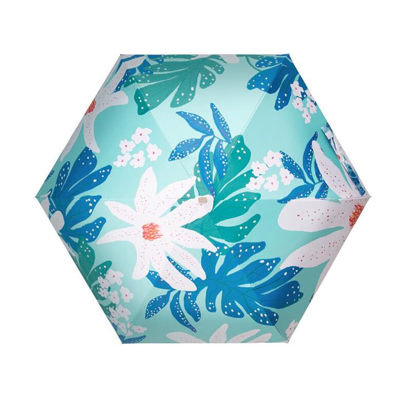 pocket umbrella super small Sun umbrella Rainproof UV protection Pretty Young girl trend umbrella: F