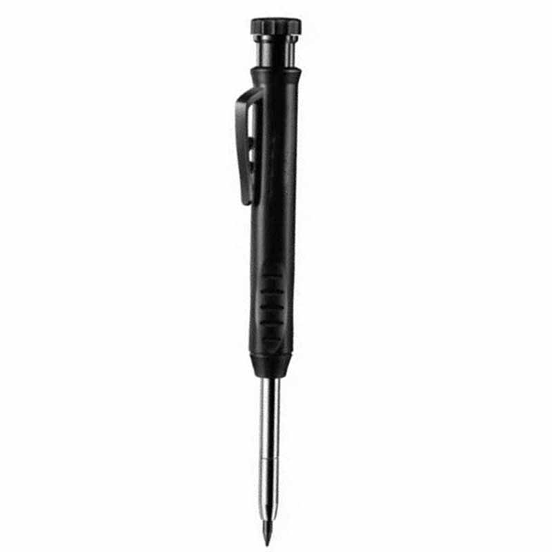 Solide Tischler Bleistift mit Nachfüllung Blei und Gebaut-in Spitzer für Tiefe See Mechanische Bleistift ritzen Kennzeichnung Holzbearbeitung Werkzeug: Grün, lila