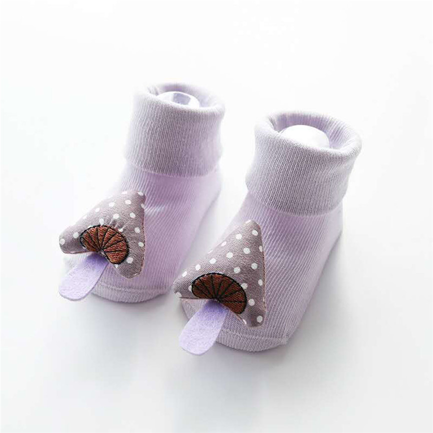 Socks Baby Winter Infant Toddler Baby Boys Girls Socks Cartoon Cute Animals Sock Anti-Slip Knitted Soft Keep Warm Socks