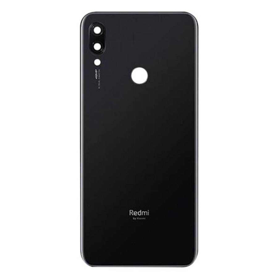 Dla Xiaomi Redmi Uwaga 7 zawodowiec pokrywa baterii pokrywa tylna płyta szklany Uwaga7 obudowa tylnej obudowy dla Redmi Uwaga 7 zawodowiec pokrywa baterii: czarny z obiektyw