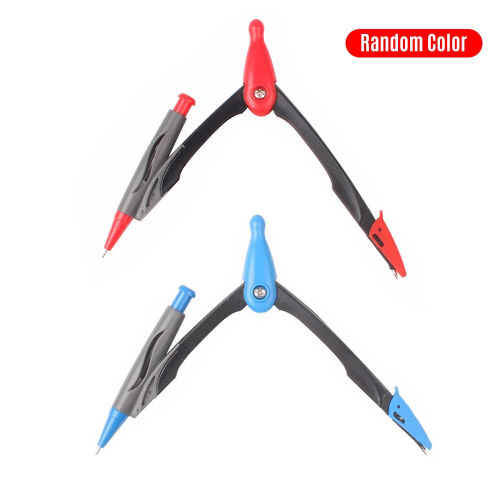 1pc Portable Compass Set Drawing Compass Drafting Tools with Refill for Student Math Geometry School Office Stationery Supplies