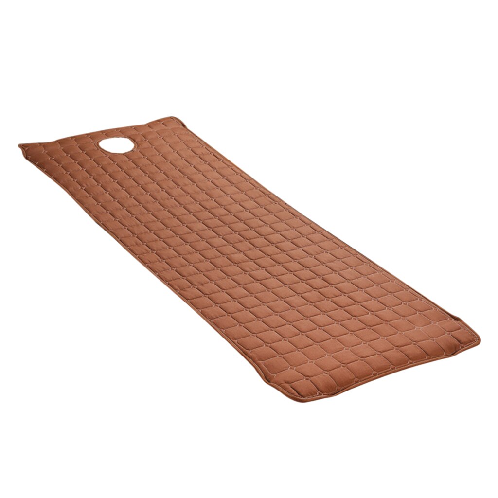 Mjuka sköna spa massage lakan bord täcka madrasser med andningshål: Kaffe 185 x 70cm
