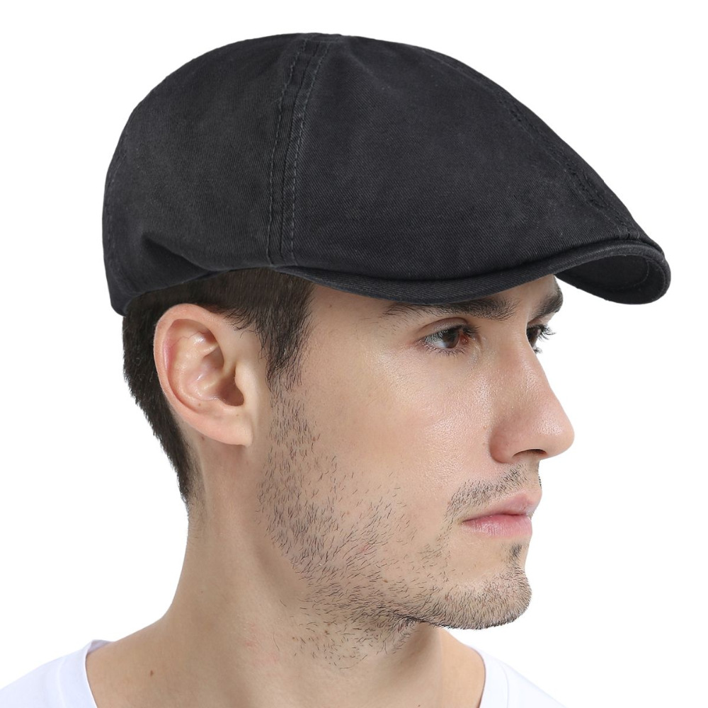 VOBOOM Cotton Newsboy Cap Men Women Ivy Flat Caps Spring Summer Berets Gatsby Hats Driver Cooker Retro Boina for Male Female