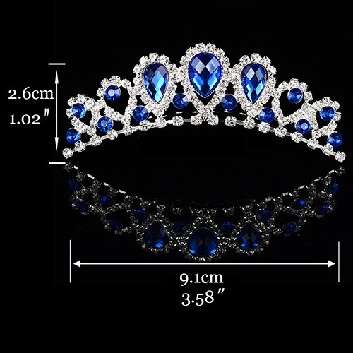 Duża królowa księżniczka korona Diadem zielony czerwony stras stroik głowa kryształowa tiara ślubne akcesoria biżuteria do włosów: 15