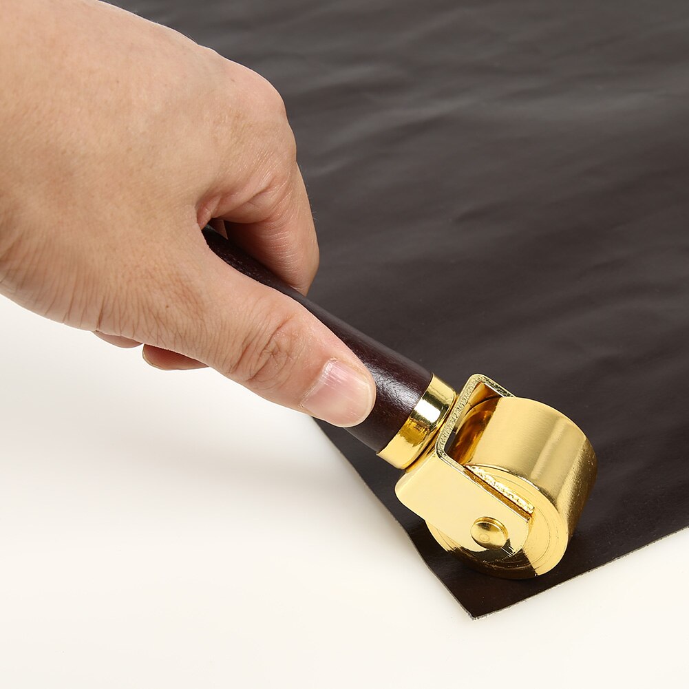 DIY Handmade Leather Glue Edges Laminating Wheel Leather Craft Roller DIY Handmade Crease Tool Leathercraft Staming