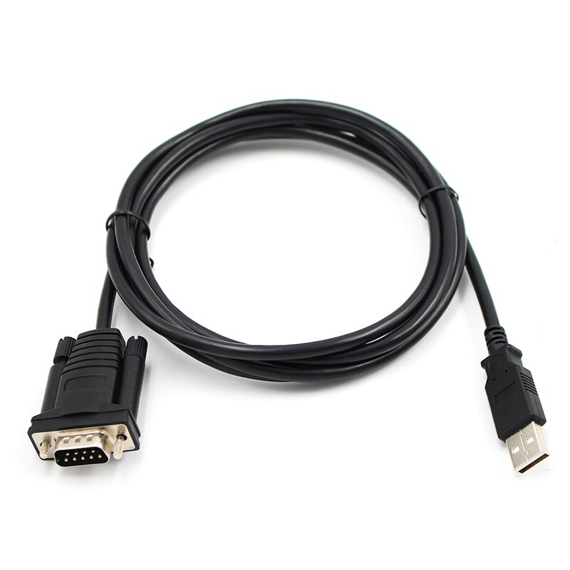 USB to RS232 DB 9-Pin Male Cable Adapter Converter Supports Win 7 8 10 Pro System