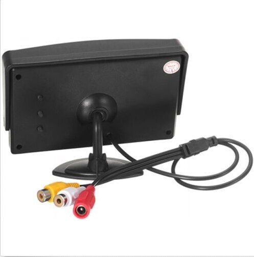 Auto Afneembare Zonnescherm High-Definition 4.3-Inch Auto Monitor Video-ingang Omkeren Parkeren Kan Worden Achteruitrijcamera Black Monitor Df
