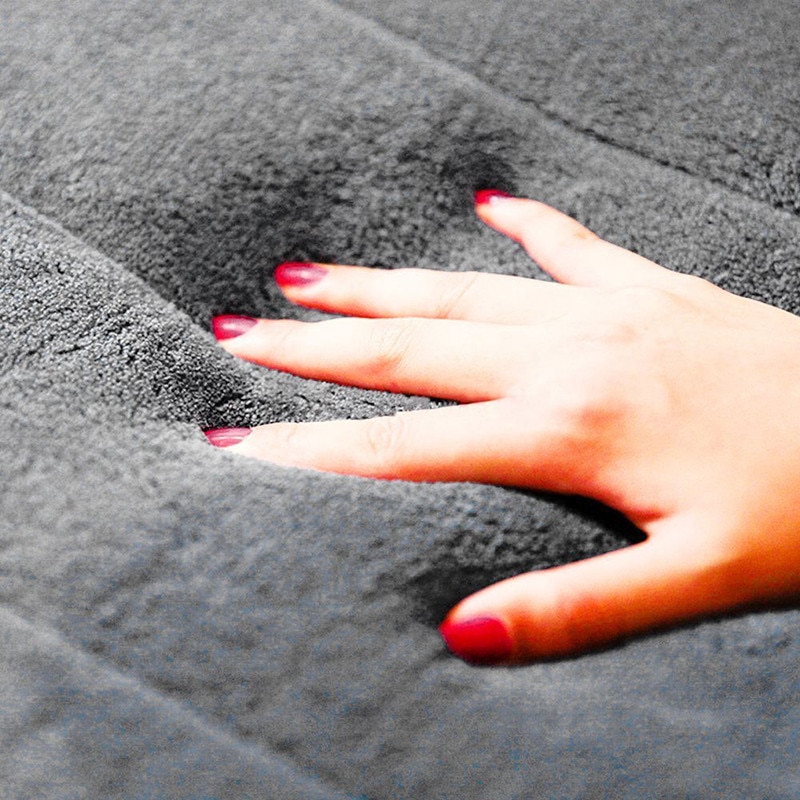 Fargerik badematte bad memory foam matte teppe vannabsorberende teppe gulv anti-skli myke teppe matter hjemmekjøkken teppe 40*60cm