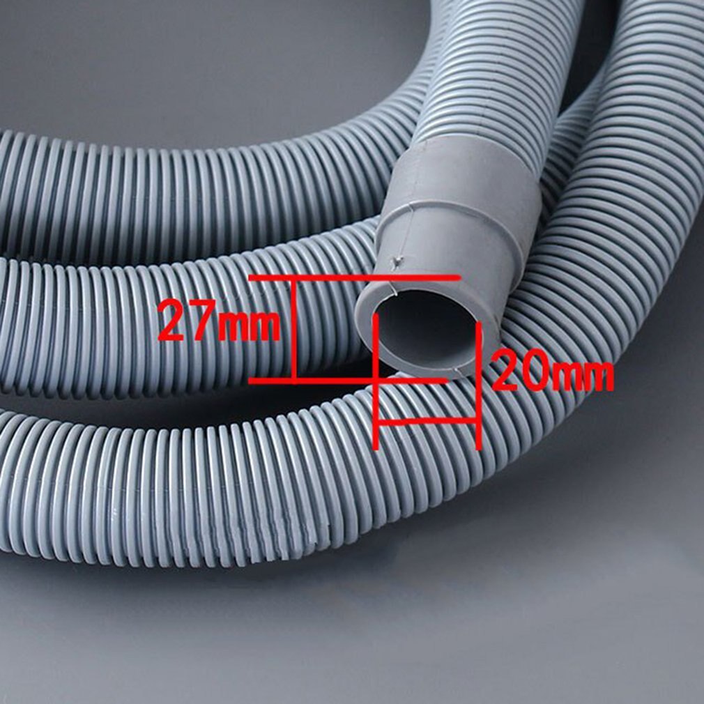 2m Fully automatic drum washer washing machine hose Drain pipe Down pipe Outlet pipe Extended extension tube Universal
