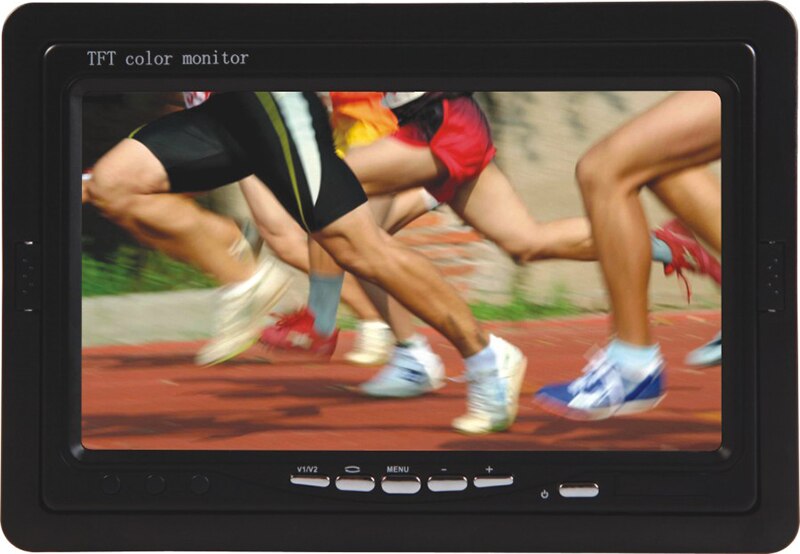 Digital 7 zoll mikroskop Monitor LCD Anzeige elektronische Video mikroskop lupe Anzeige AV ausgang 6W 800x480 Pixel 12V