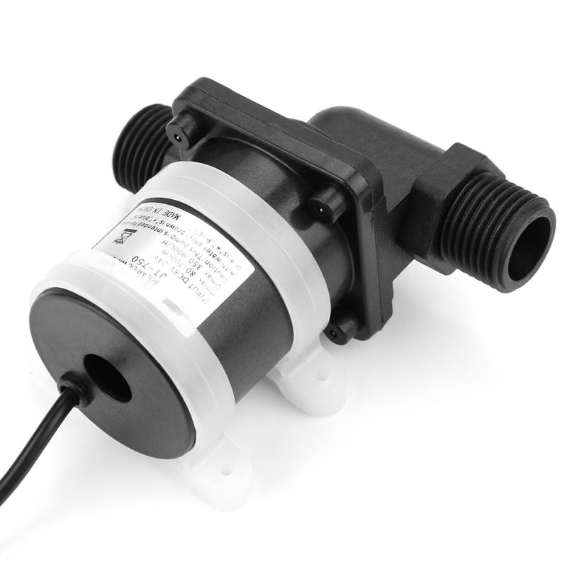 24VDC Boost Pump JT-750B-24 Mini DC Brushless Water Pump Flow 800L/H for Small Fish Pond Solar Water Heater