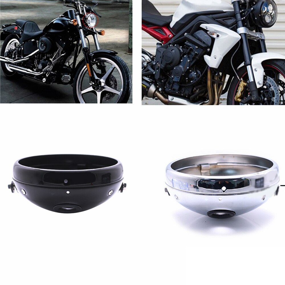 Accesorios para coche de 7 pulgadas, cubierta de soporte de faro Led para motocicletas, anillo embellecedor de cubo de carcasa de 7 pulgadas