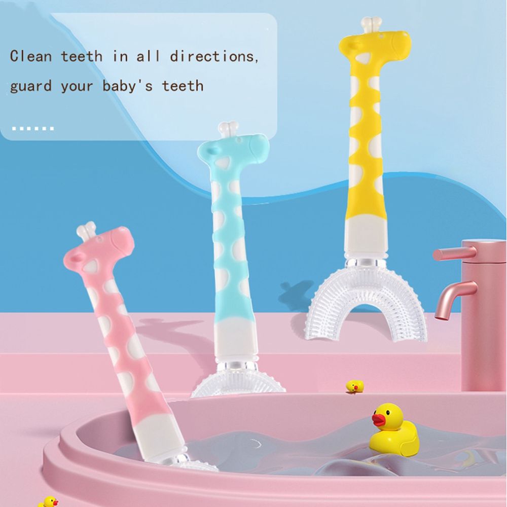 360 ° Reiniging 2-8 Jaar Oude Peuter Kinderen Tanden Reinigen Borstels U-Vorm Tandenborstels Oral Care Kids tandenborstels
