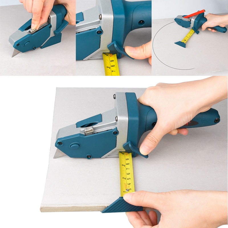 Drywall cutting tool Manual Gypsum Board Cutting Artifact with free blade Hand Push Woodworking Cutting tool dust-free