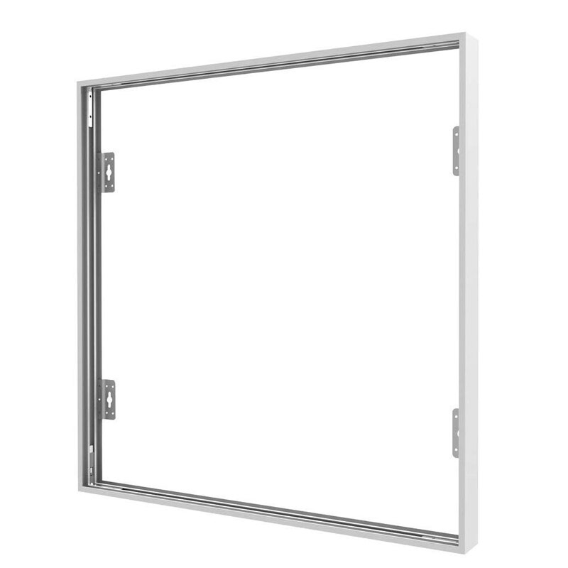Update Aluminum Surface Mounting LED Panel Frame for All 300x300 600x600 620x620MM Ceiling Panel Lights White Body