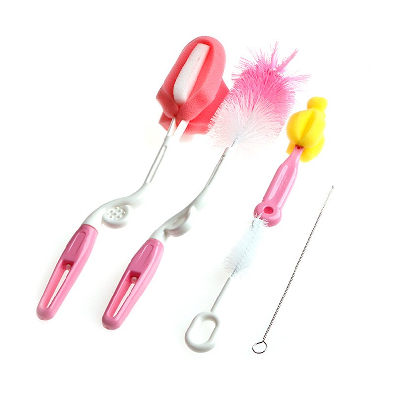 5Stck Teekanne Düse Auslauf Rohr Nylon Reinigung Baby Milch Flasche Nippel Sauber Pinsel U50F
