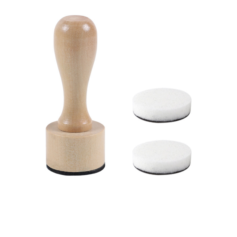 Mini Distress Stamping Tools For Card Making Pad Ink Sanding Disks Medium-Grit Sandpaper For Scrapbooking Craft Card: Beige