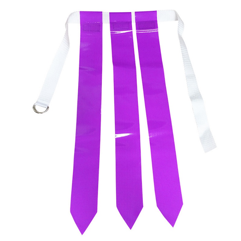 Cinturón de entrenamiento de partidos de fútbol americano, etiqueta con banderas de Rugby ajustables, correa de cintura, herramientas deportivas al aire libre: purple
