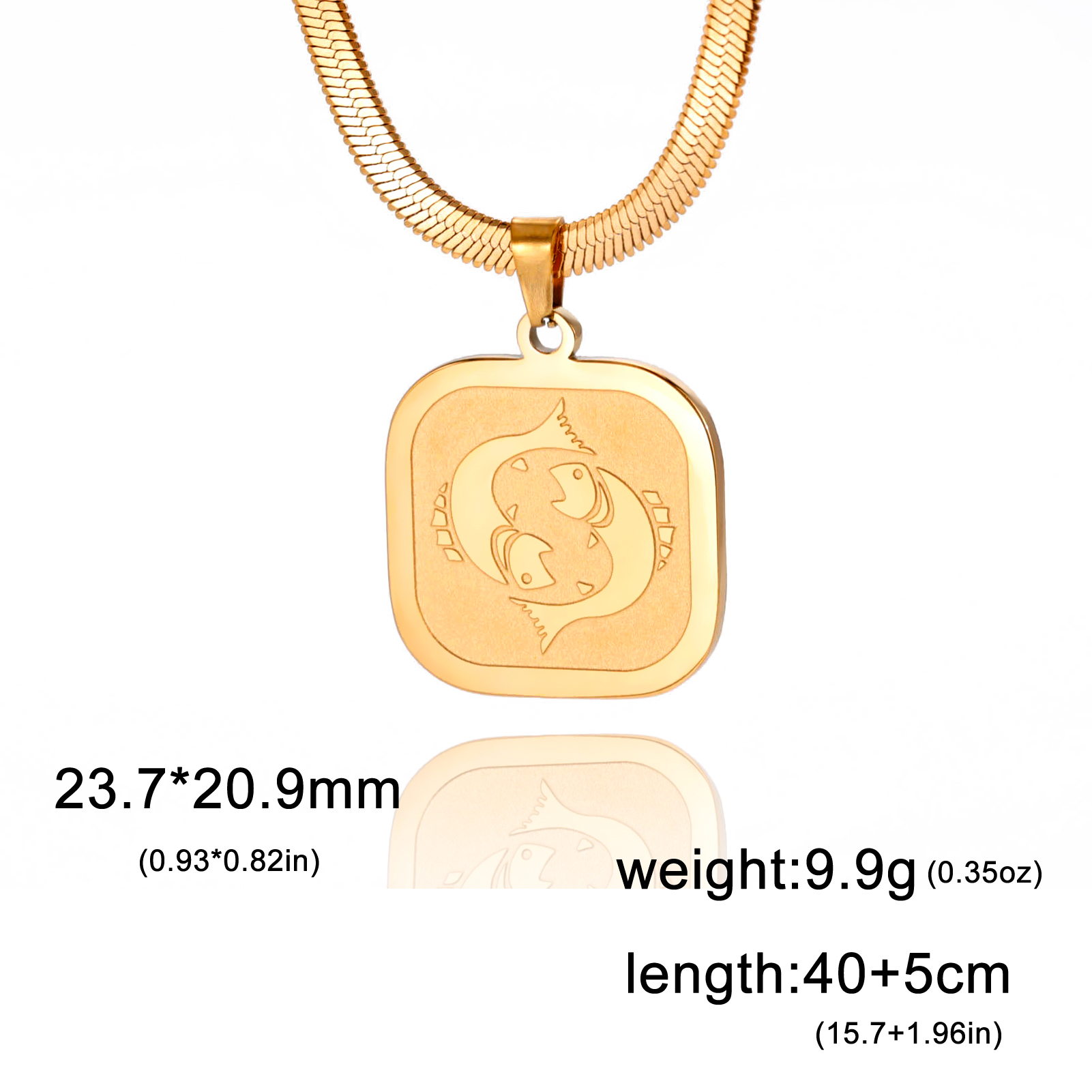 Teamer 12 Zodiac Teken Ketting Voor Vrouwen Goud Kleur 12 Constellatie Rvs Slang Ketting Kettingen Verjaardag Sieraden Cadeau