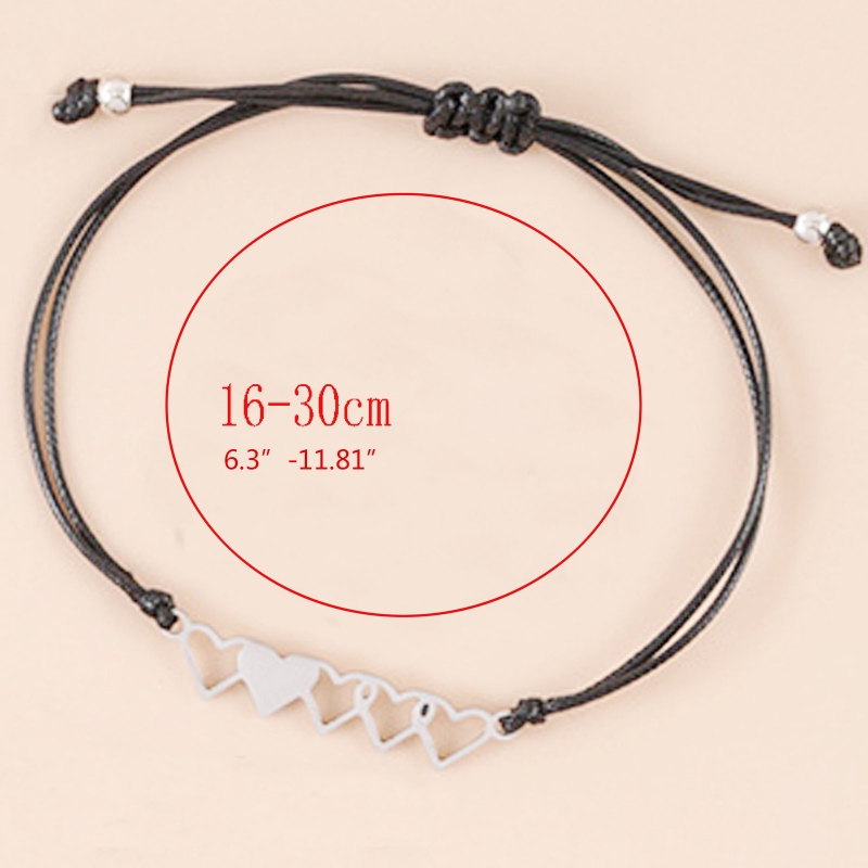 5 Stks/set Hart Charme Beste Vriend Goede Vriend Armbanden Rvs Sieraden Ketting Armbanden Vriendschap Sieraden