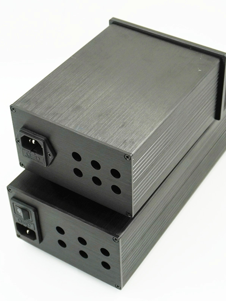 1Piece Aluminum DAC Tube Amplifier Split Power Supply Enclosure Mini AMP 126 Case Chassis Preamp Box PSU Headphone Amplifier Cha