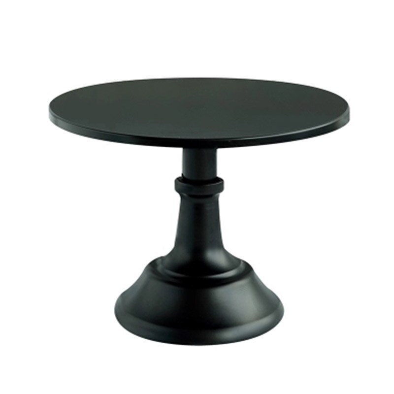 Grand Baker Cake Stand 10 Inch Wedding Cake Tools Adjustable Height Fondant Cake Display Accessory For Party Bakeware: Black