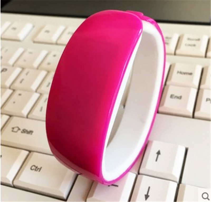 10 Kleur Dolfijn Armband Horloge Band Digitale Horloge Rode LED Horloges vrouwen Horloge Sport Klok reloj hombre relogio: rose red