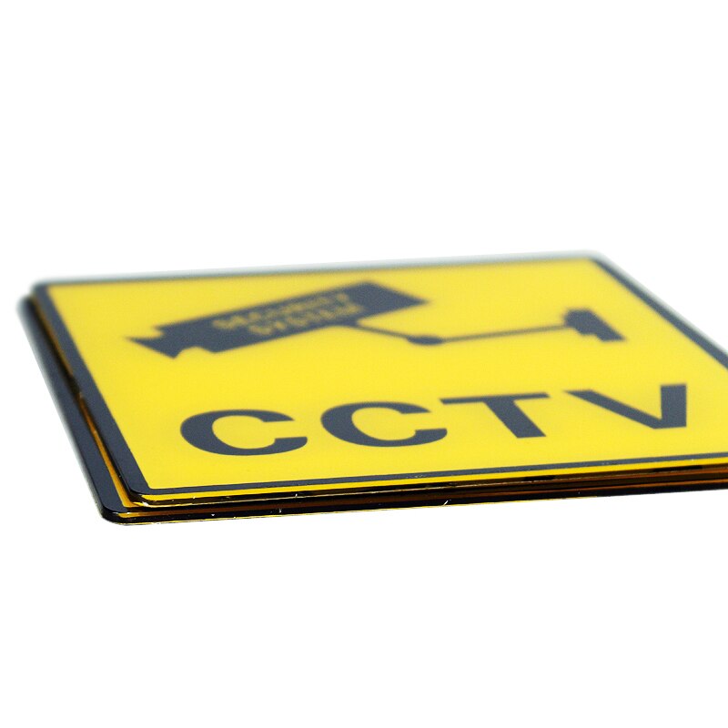 Waterproof Acrylic board material cctv security Warning signs