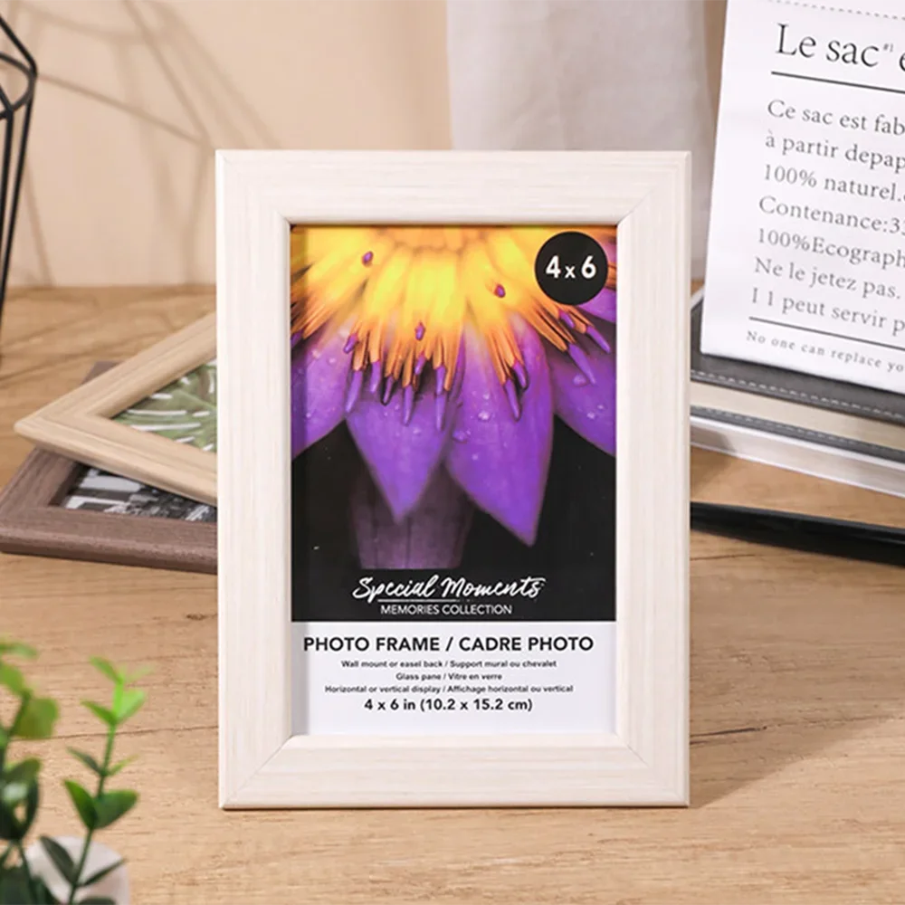 Free Photo Printing Wooden Photo Frame Family Portrait Photography Wedding Travel Photo Studio Multi-size Ornaments Simple Style