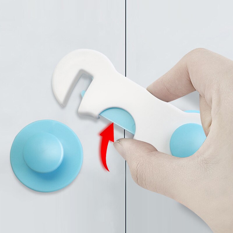 QWZ Child Safety Cabinet Lock Baby Proof Security Protector Drawer Door Cabinet Lock Plastic Protection Kids Safety Door Lock